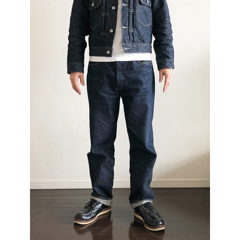 (人気サイズ)日本製LEVI'S LVC47501リジットデニム W34L34 リーバイス501リジッドからの履きこみ・色落ちレポート