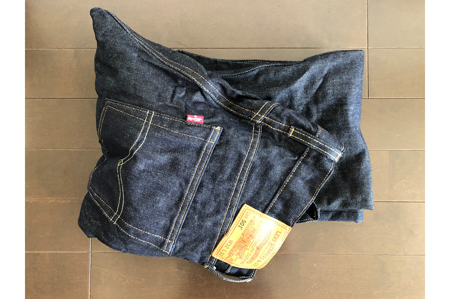 501 MADE IN THE USAを水通しでセットアップ5