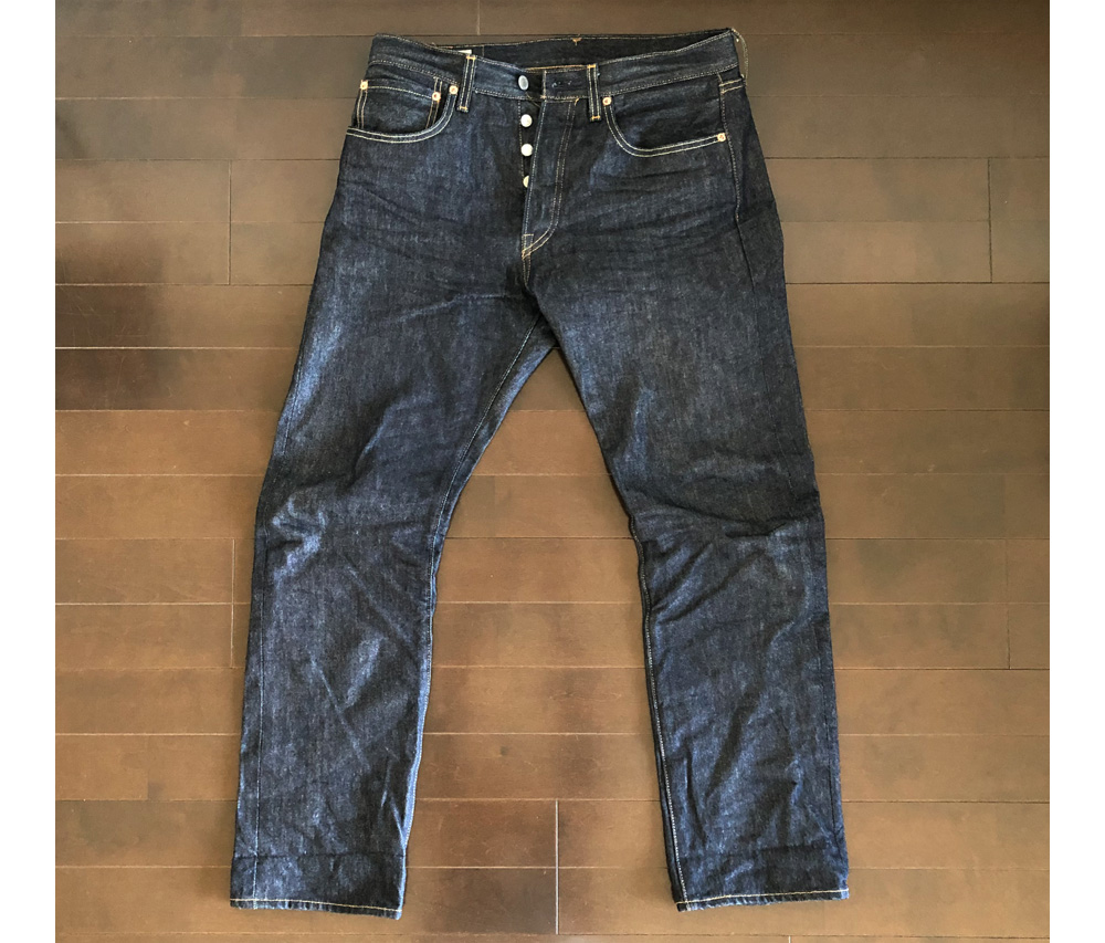 501 MADE IN THE USAをセットアップ後に履いてみる1