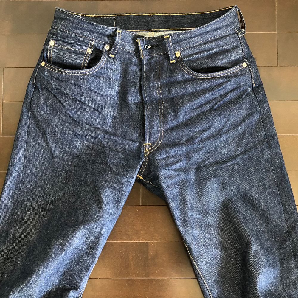 現行品のリーバイスLVC501はどうなのか・カイハラ生地のエイジング