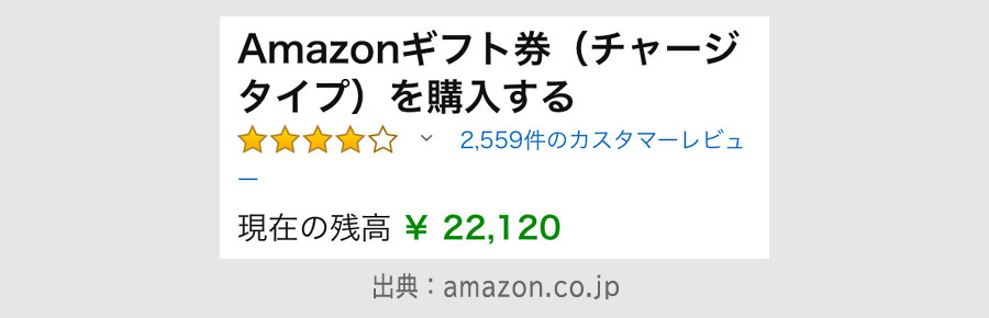 STEP3：Amazonギフト券で買い物をしてみた3