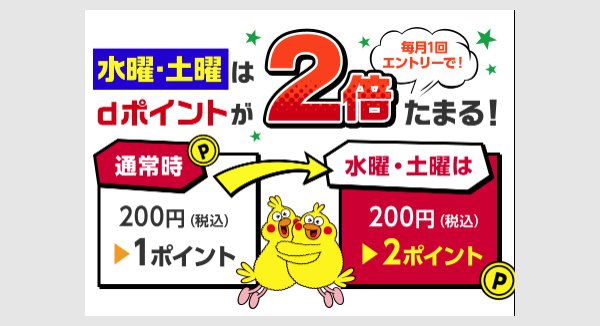 ファミマでdポイントカード水曜土曜は2倍 ファミマでdポイントカード水曜土曜は2倍