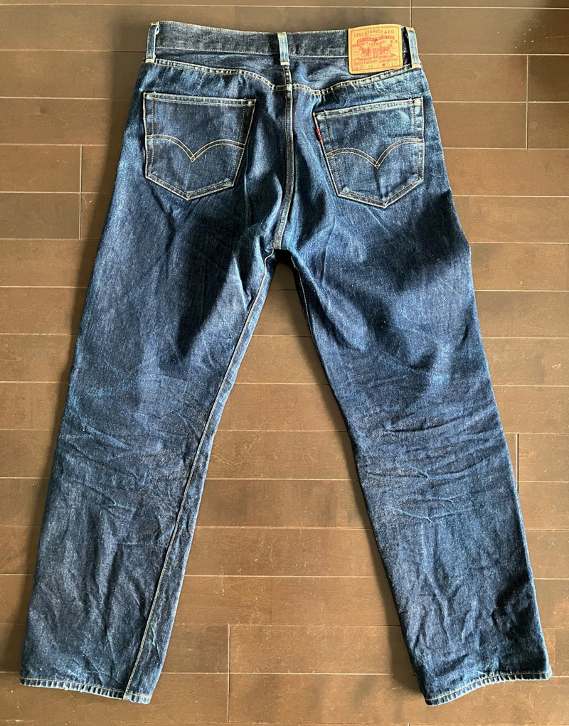 リーバイス501リジッドからの履きこみ・色落ちレポート リーバイス501リジッドからの履きこみ・色落ちレポート
