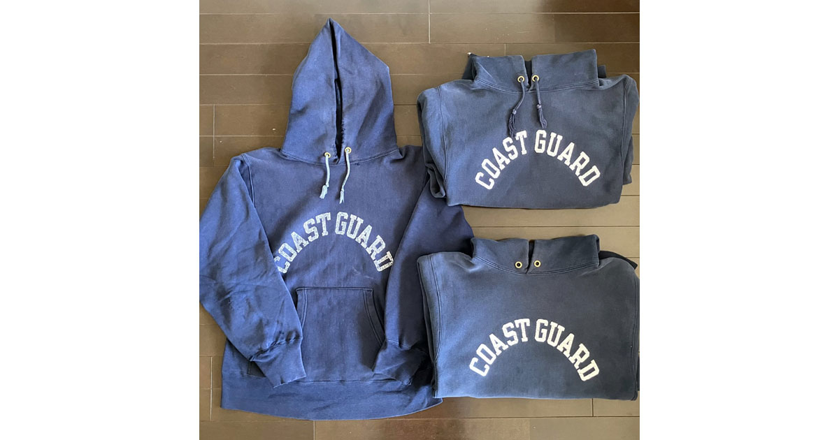 COAST GUARDのリバースウィーブ 80sと90sの比較 / フーディ COAST GUARDのリバースウィーブ 80sと90sの比較 / フーディ
