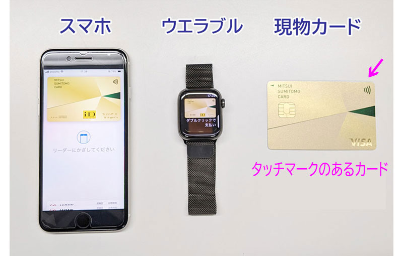 ステップ4:Visaのタッチで利用1