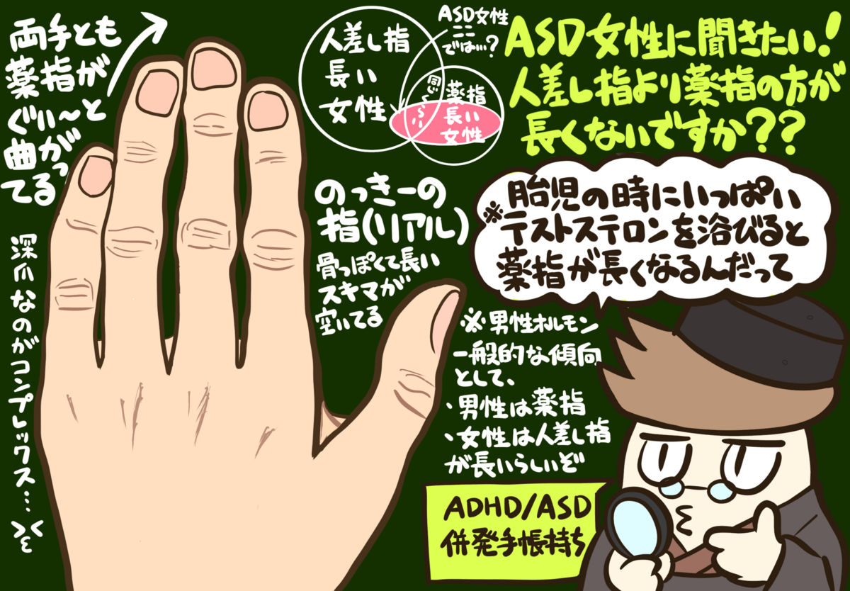 ASDと薬指の話 - のっきーの凸凹ブログ