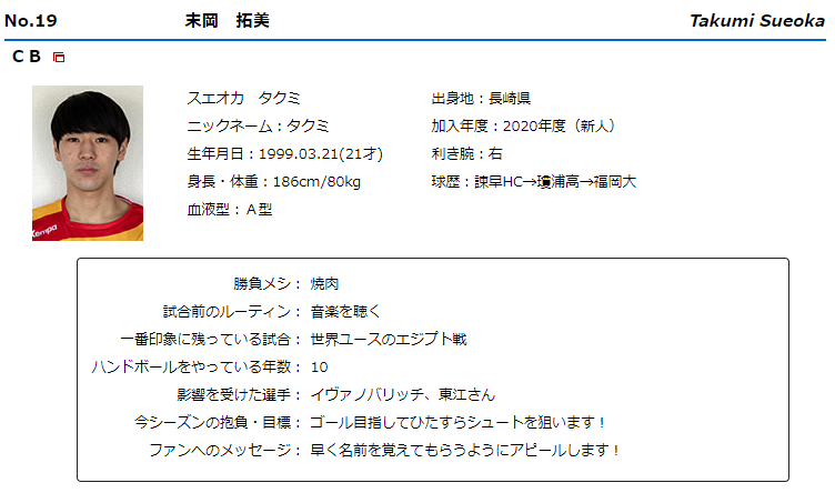 ハンドボール 福岡大 末岡拓美が大同加入 ６畳１間のあめ