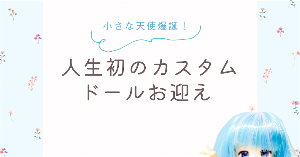 お迎えレポ#5.5】人生初のカスタムドールお迎え - のえどーる日記