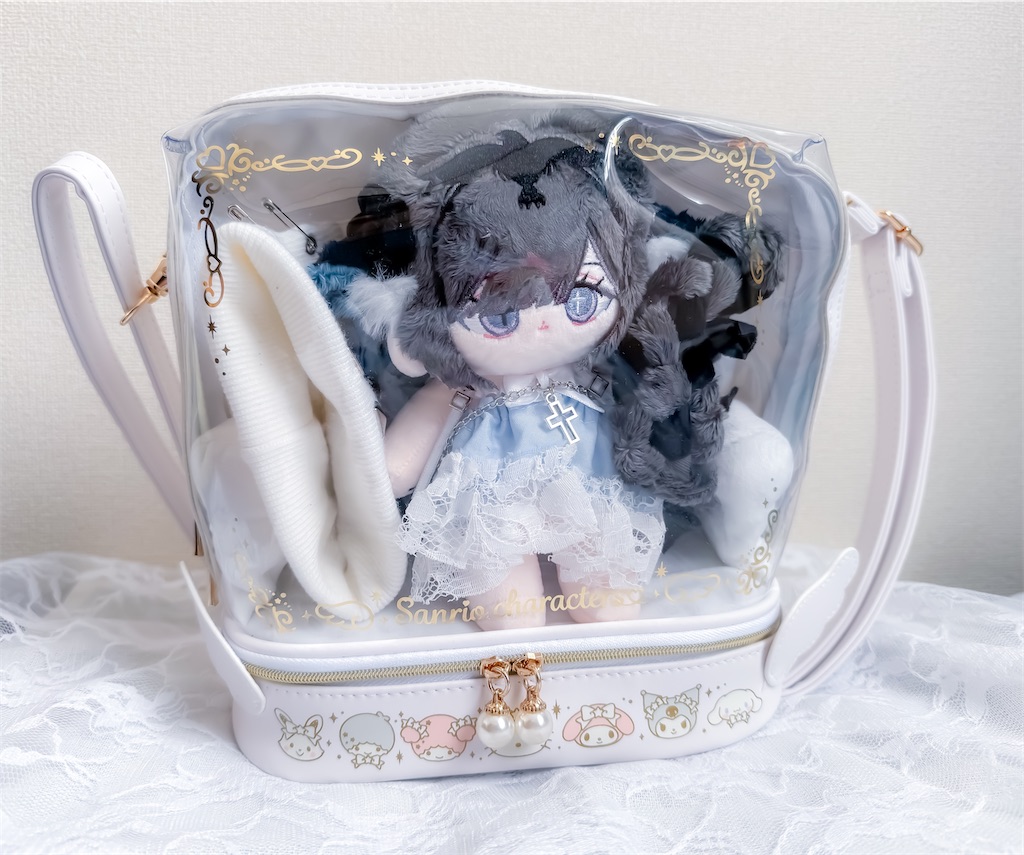 サンリオのぬいぐるみショルダーバッグを試す回 - のえどーる日記
