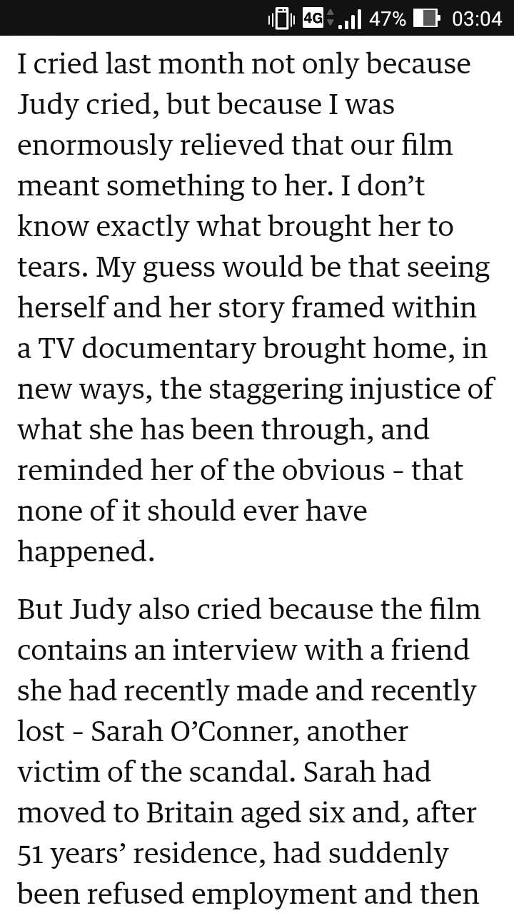 whatを用いて《原因・理由》を尋ねる表現（無生物主語）, やや長い文, 【ボキャビル】bring home ～, 挿入, remind A of  B, the＋形容詞, 同格, 助動詞＋have＋過去分詞（ウィンドラッシュ・スキャンダル） - Hoarding Examples (英語 例文等集積所)