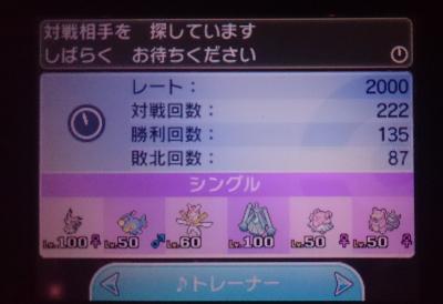 Sm S1 カミツルギ入り攻撃重視サイクル 最終レート00 かえるのおきみやげ