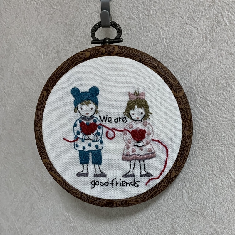 人物刺繡