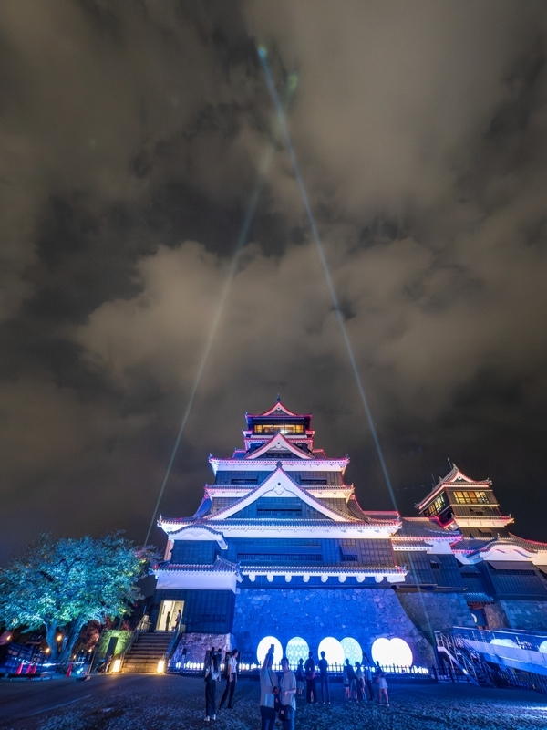 熊本城の夜間公開「夜火夜火 流るる燈」 - nojinoji鍼灸治療院