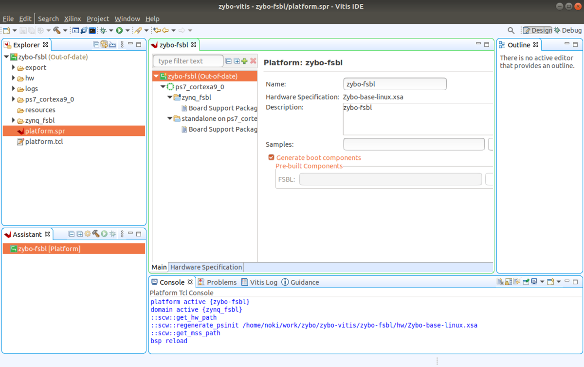 debugging fsbl using the vitis debugger — embedded... ZYBOを進める - 27. VitisでFSBL作成 - 勉強しないとな~blog