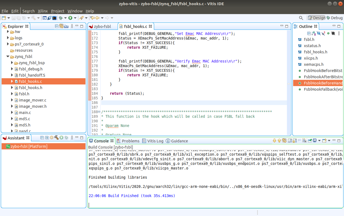 debugging fsbl using the vitis debugger — embedded... ZYBOを進める - 27. VitisでFSBL作成 - 勉強しないとな~blog
