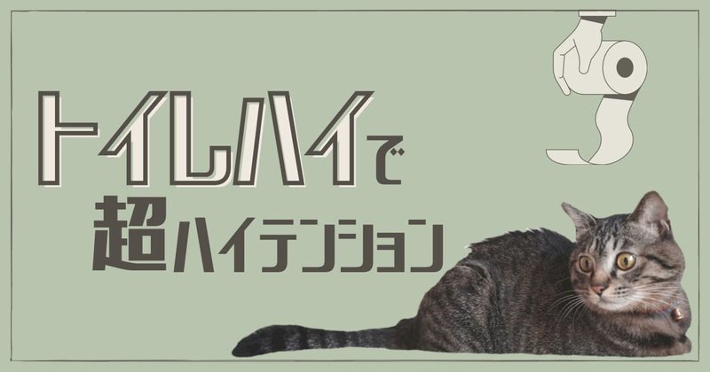 トイレハイで超ハイテンション