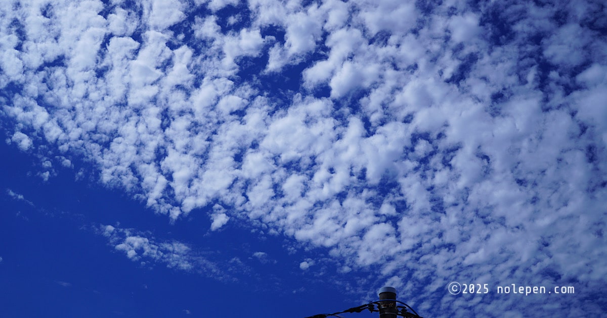 2025.6.4の空。雲が美味しそう！