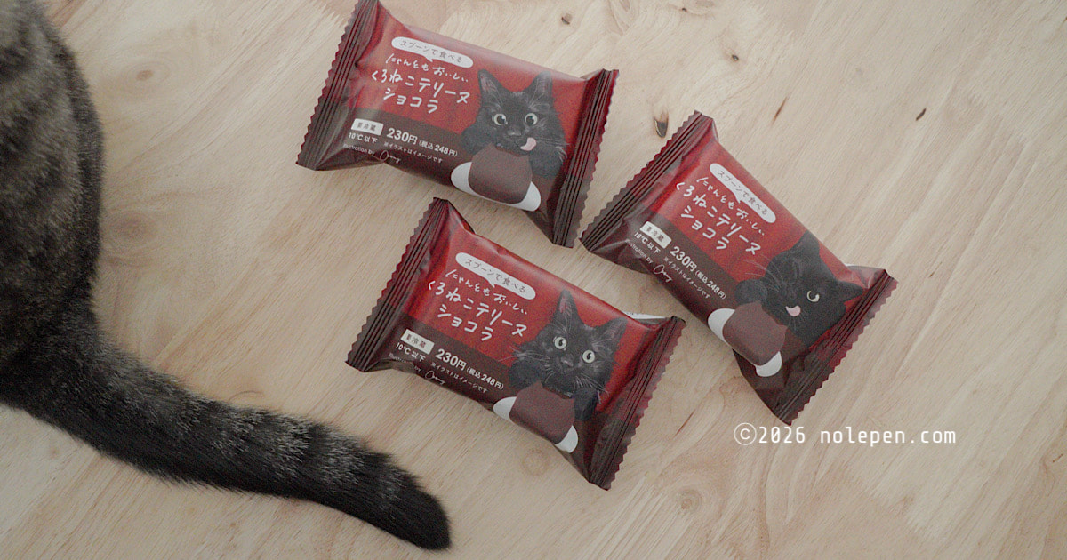 スプーンで食べるにゃんともおいしい「くろねこテリーヌショコラ」