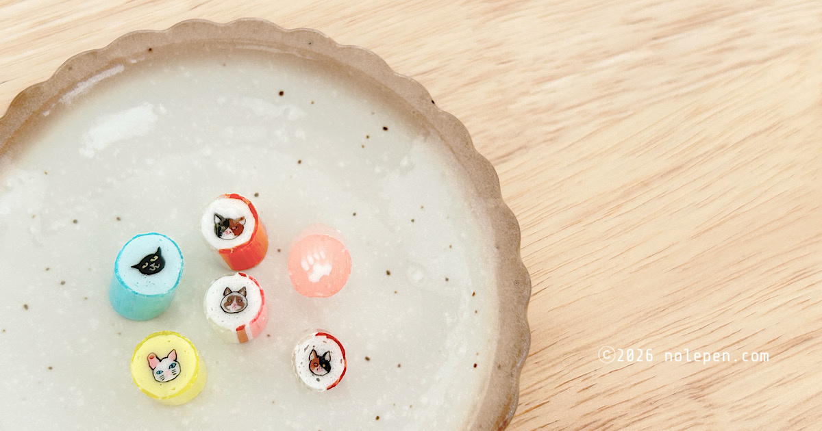 ねこねこ×PAPABUBBLEの可愛いねこキャンディ
