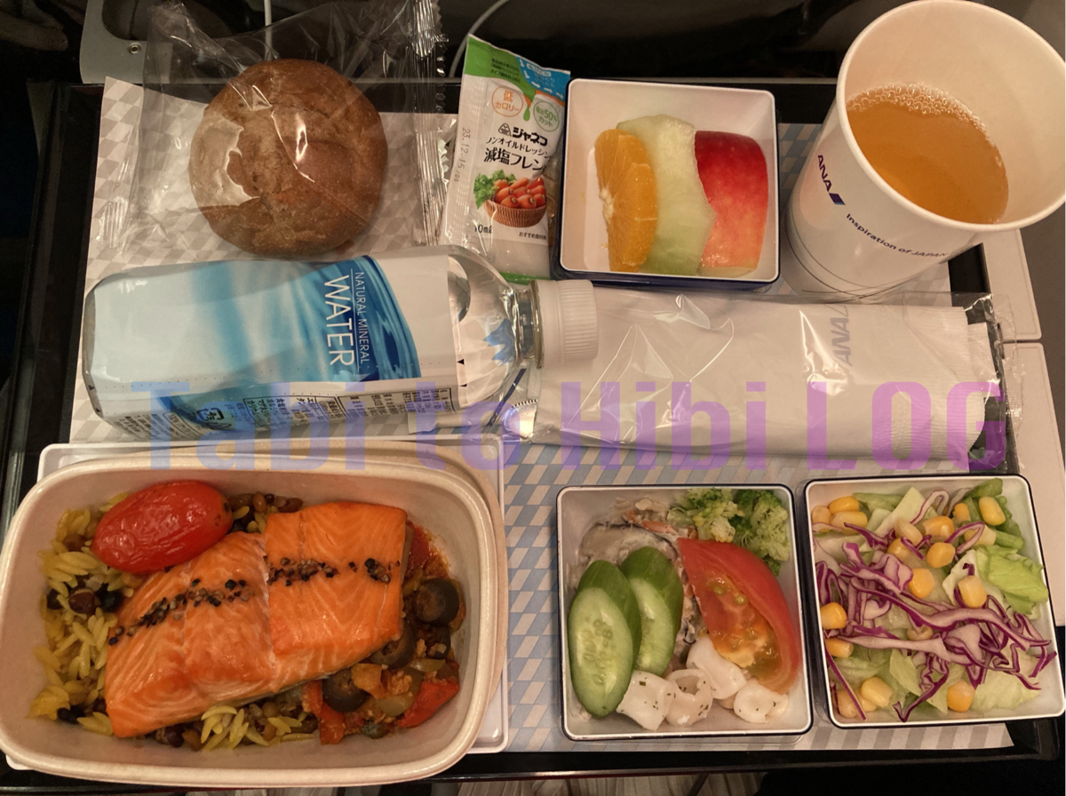 ANA全日空ホノルル線の驚きの機内食クオリティ！！ - Tabi to Hibi LOG