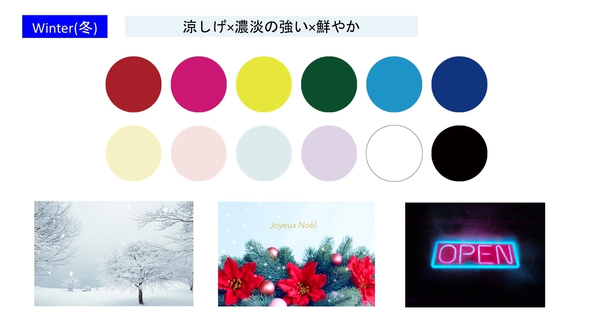 いとつなぐ パーソナルカラー ウインター