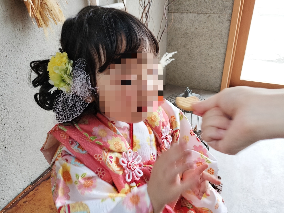 七五三撮影の様子