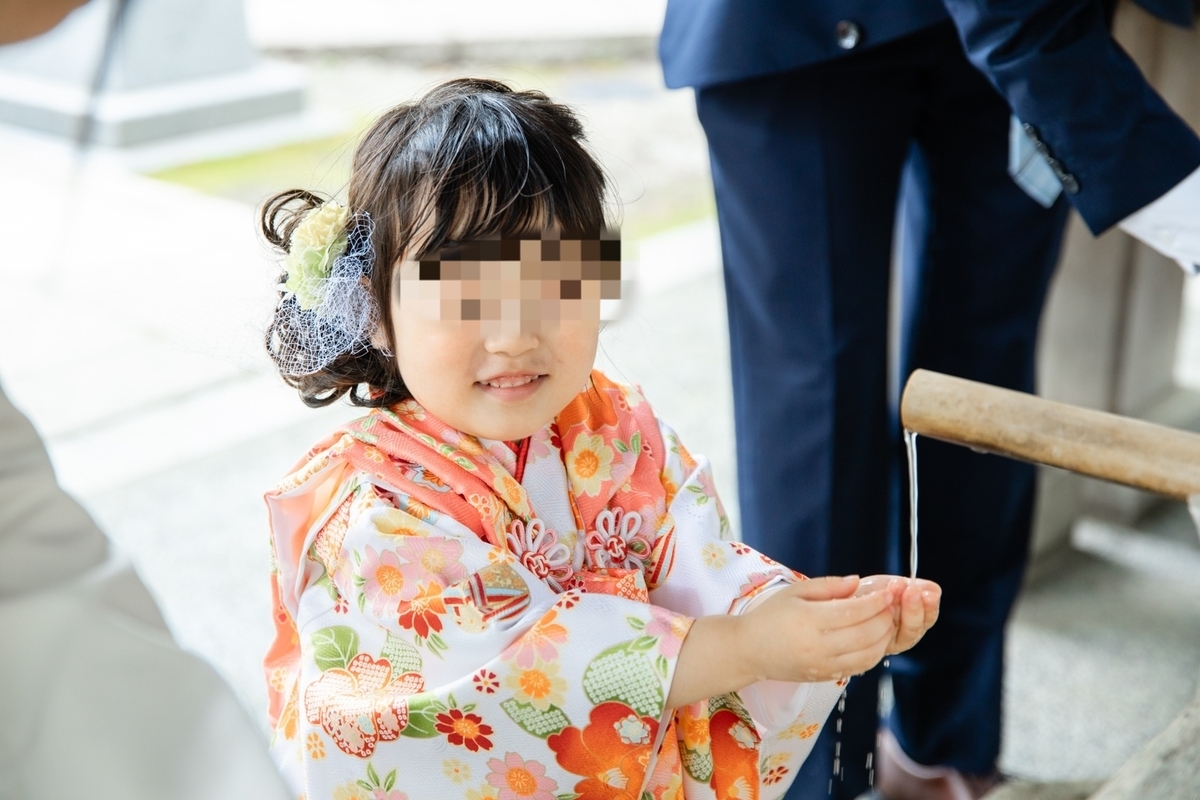 七五三撮影の様子