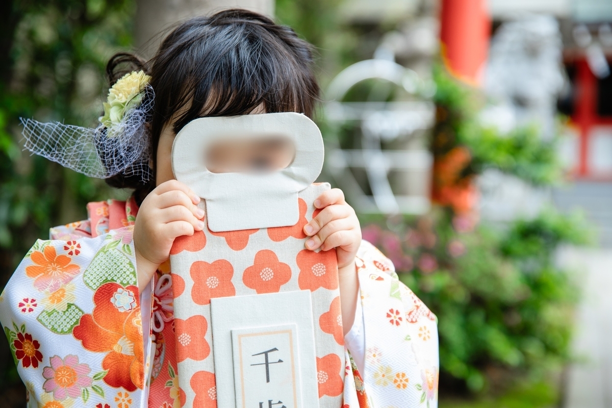 七五三撮影の様子