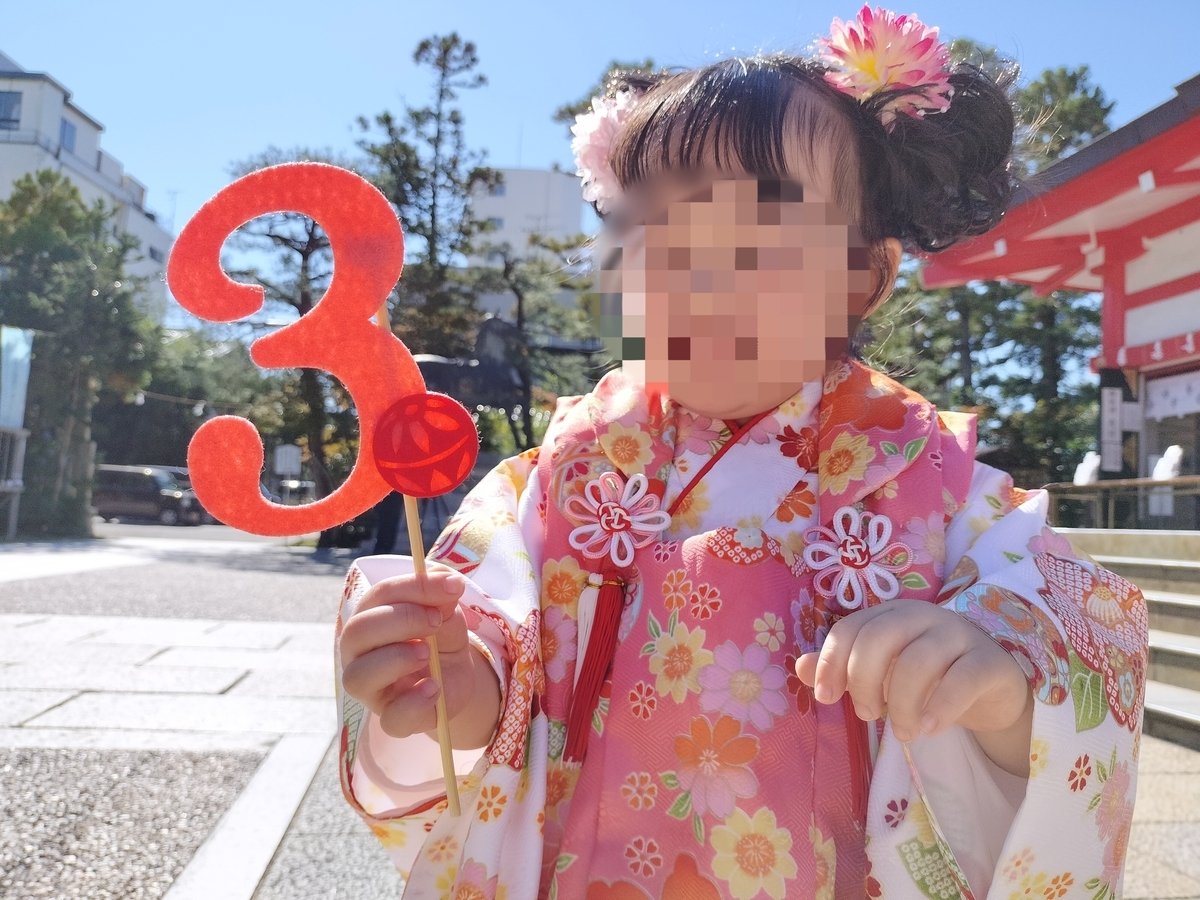 七五三撮影の様子