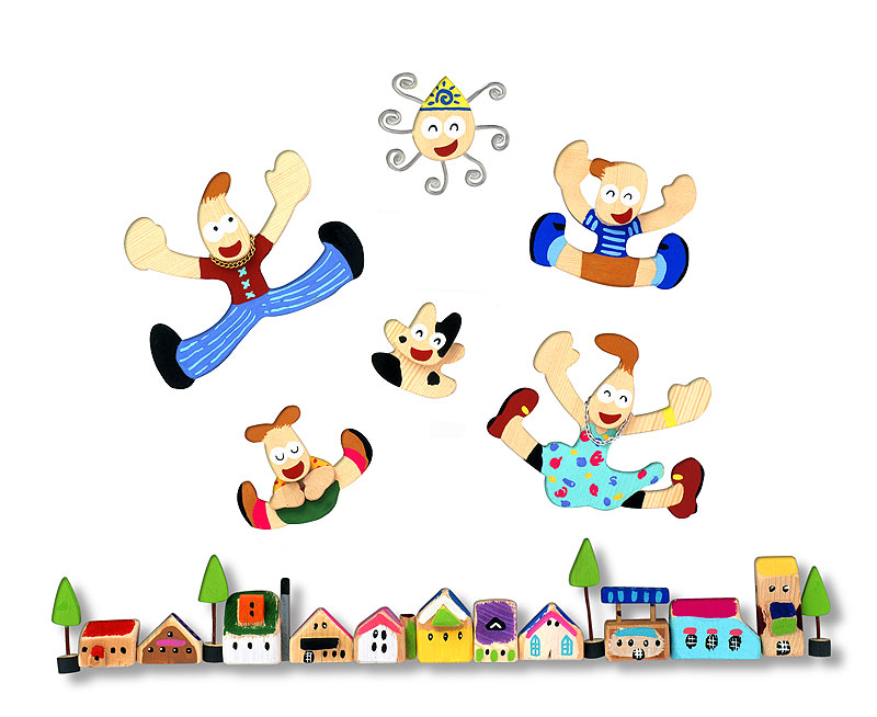 家族 ファミリージャンプイラスト Non Illust Box