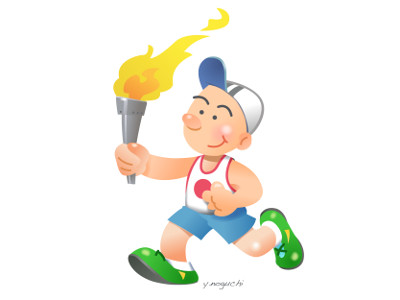 オリンピックイラスト 走り幅跳びイラスト 陸上競技イラスト 東京 Non Illust Box