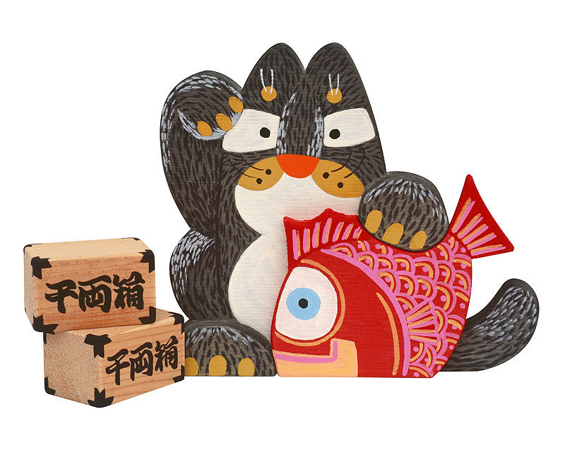 商売繁盛招き猫イラスト可愛い #招き猫立体イラスト - non Illust-box