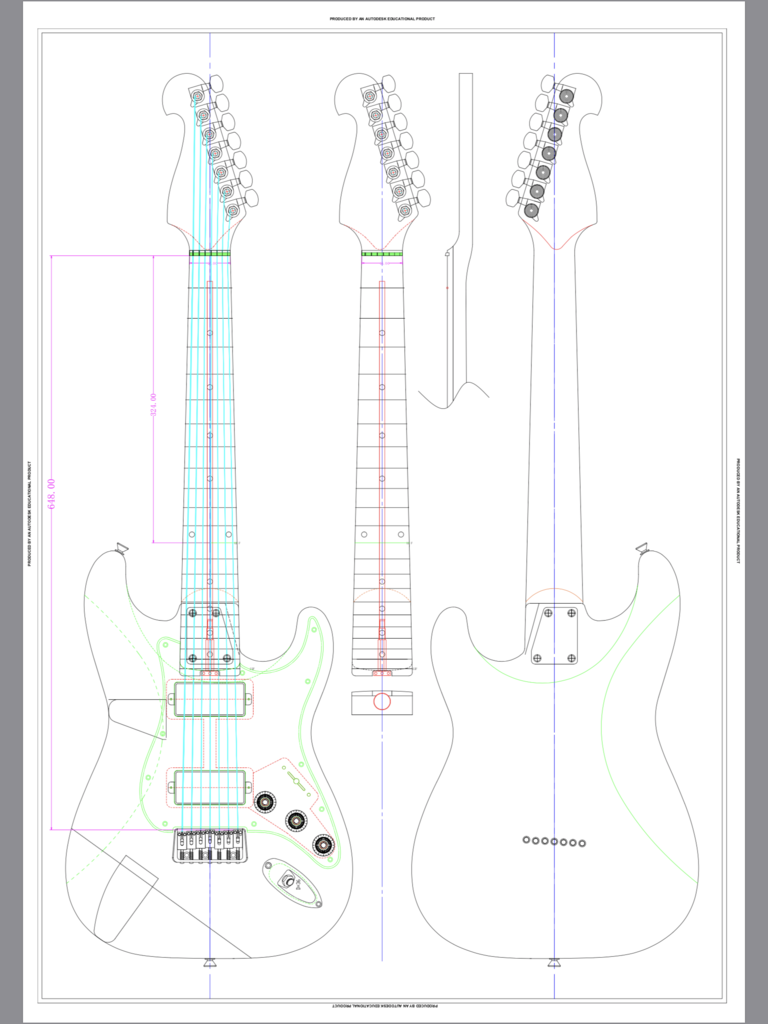 Penguin Custom Guitar Parts様の手を借りてInyen Vinaでオーダーした