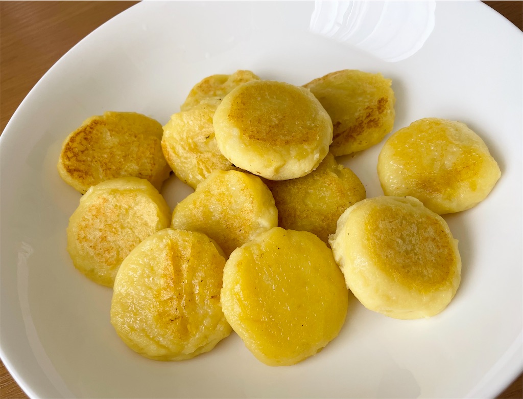 離乳食後期 簡単 さつまいもと豆腐のおやき のんびりいこね
