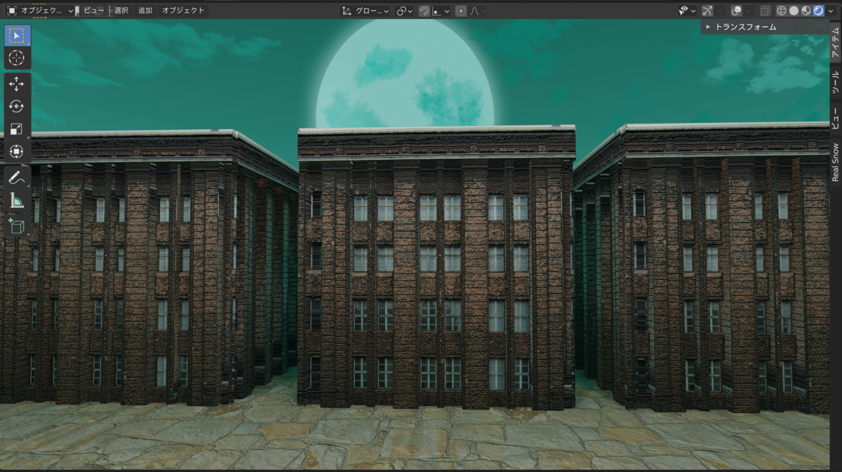 Blender ビルの画像 テクスチャ をリアルな感じにしてみたよぉ かぴばらさんの覚書ブログ Nonkapibara 自分メモ