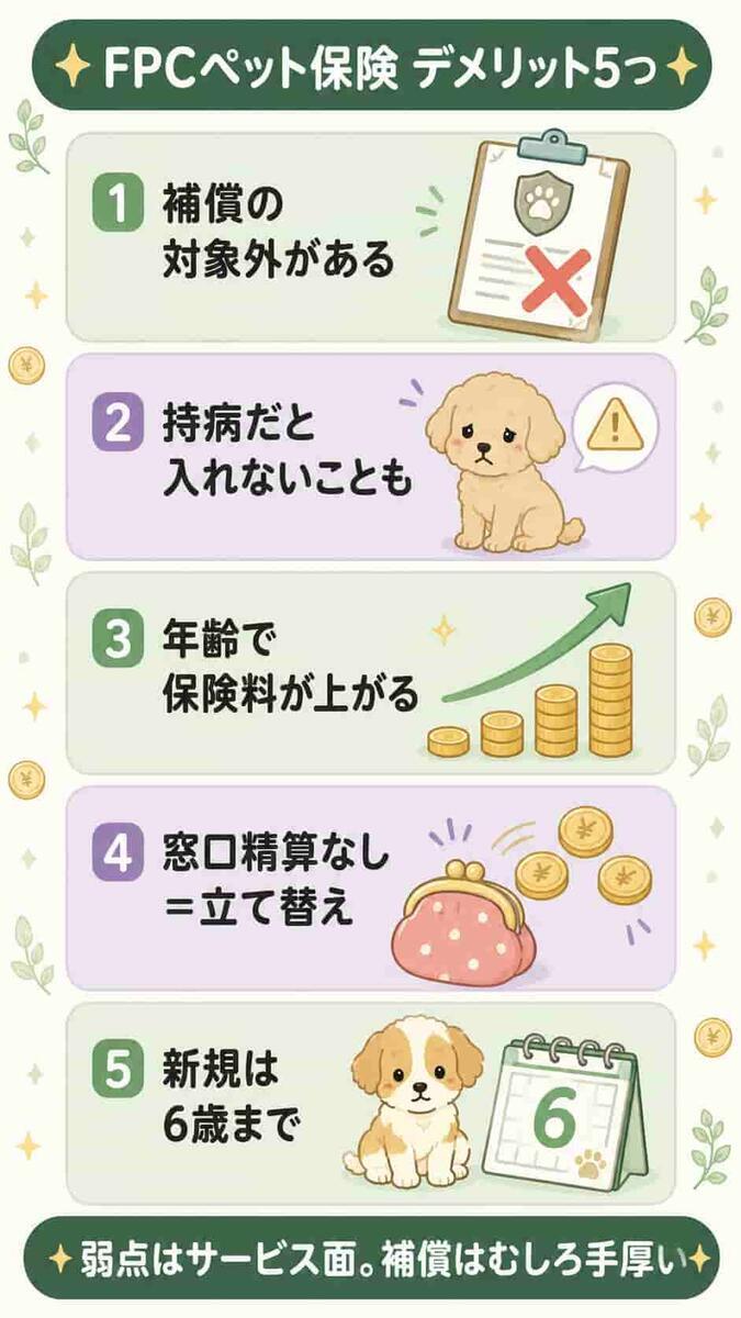 fpcペット保険 悪い口コミ