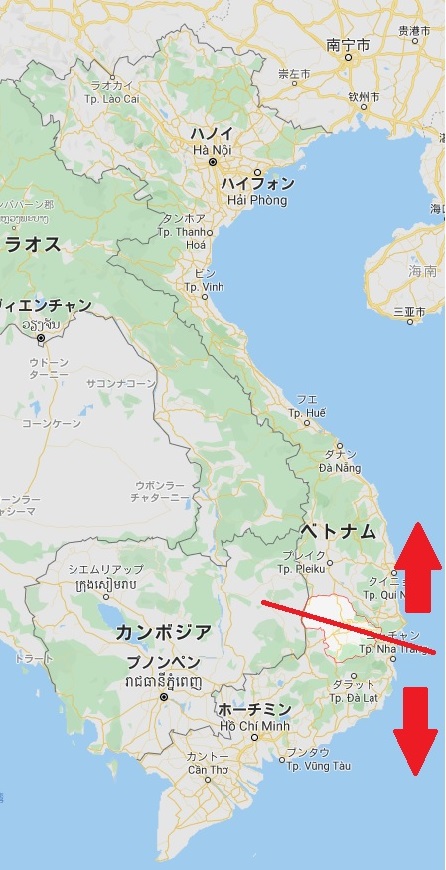 ベトナム地図