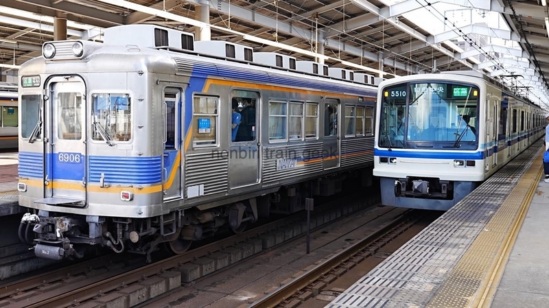 泉北高速鉄道の列車を撮影する 5000系 泉北高速鉄道ラッピング