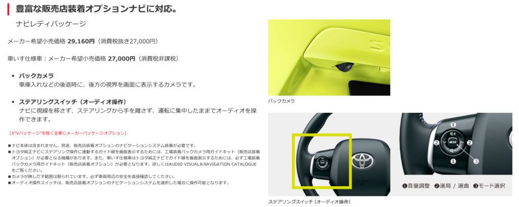 トヨタのナビレディパッケージを社外ナビに適用できるか（Panasonic CN 