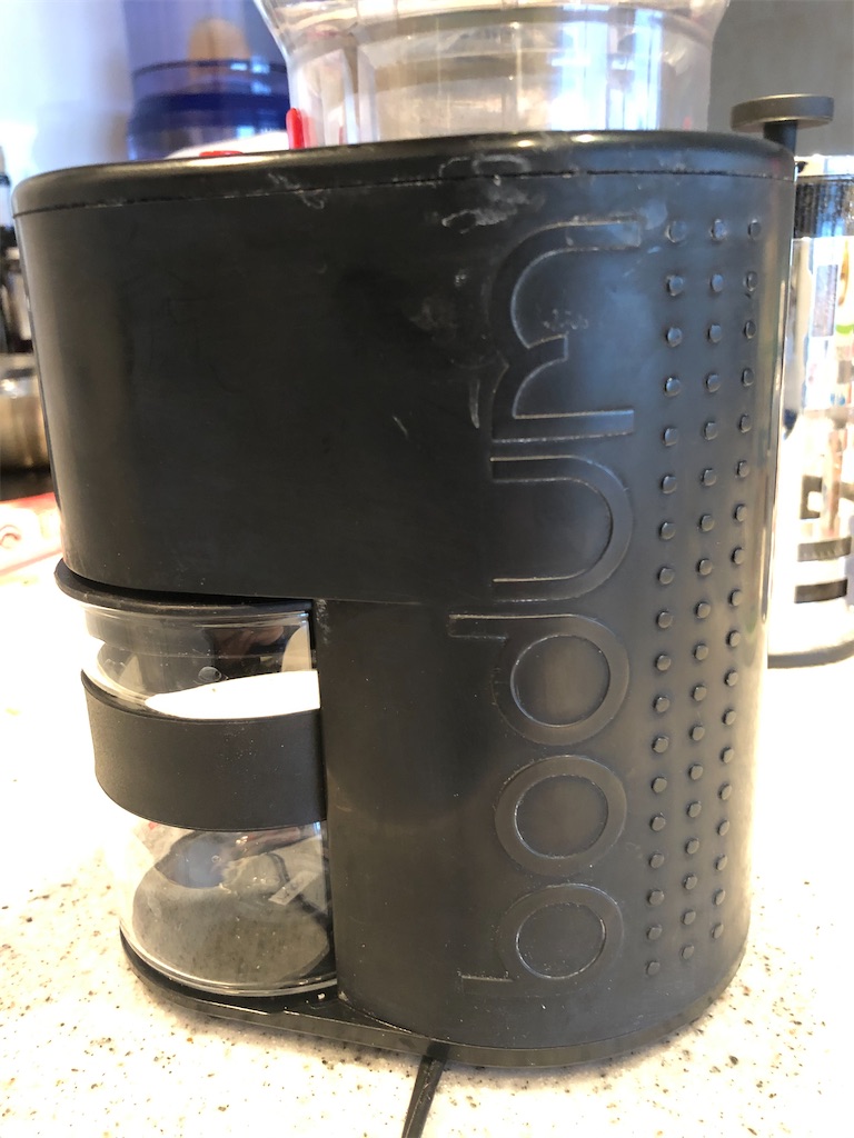 Bodumのコーヒーグラインダーゴム部分のベトベト No Ofuro No Life Bodumのコーヒーグラインダーゴム部分のベトベト No Ofuro No Life