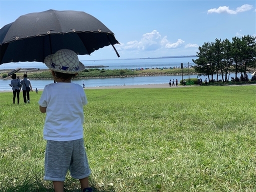 葛西臨海公園の芝生広場