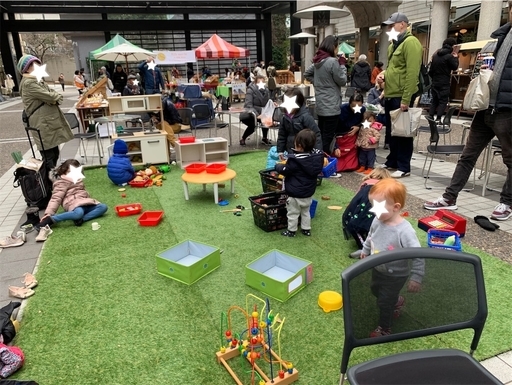 ヒルズマルシェのキッズスペース