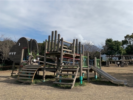 桜島自然恐竜公園アスレチック