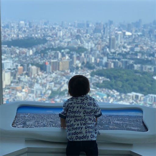 サンシャイン60の展望台からの眺め