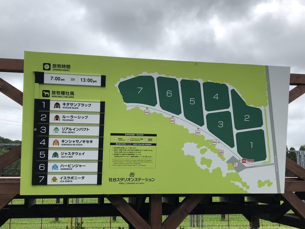 2019年8月 北海道・日高の旅② 社台スタリオンステーションとノーザン