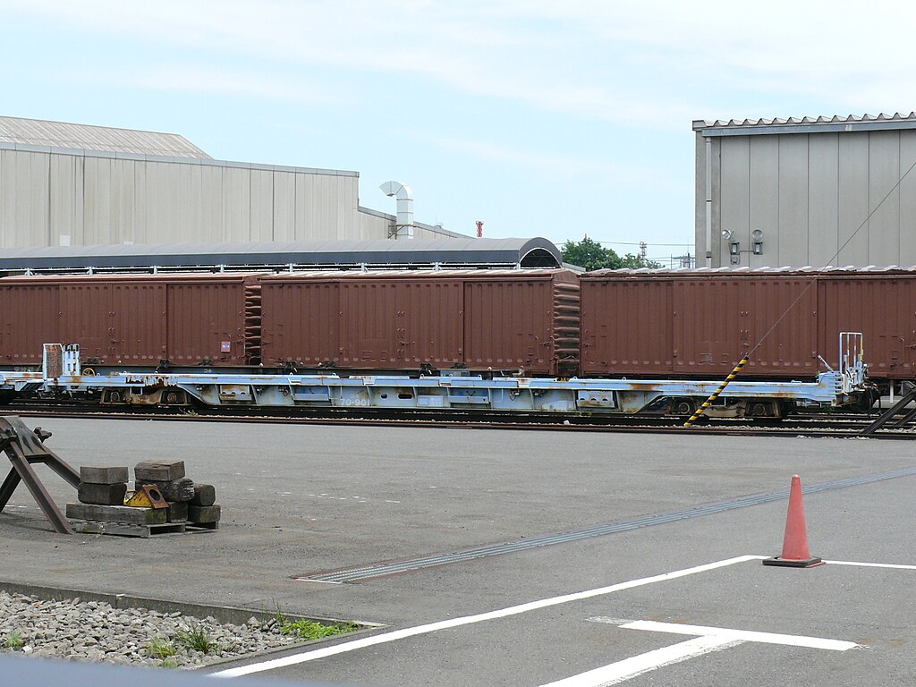 コキ100系12両 31ftコンテナ 東海道貨物 （鉄道友の会 ブルー