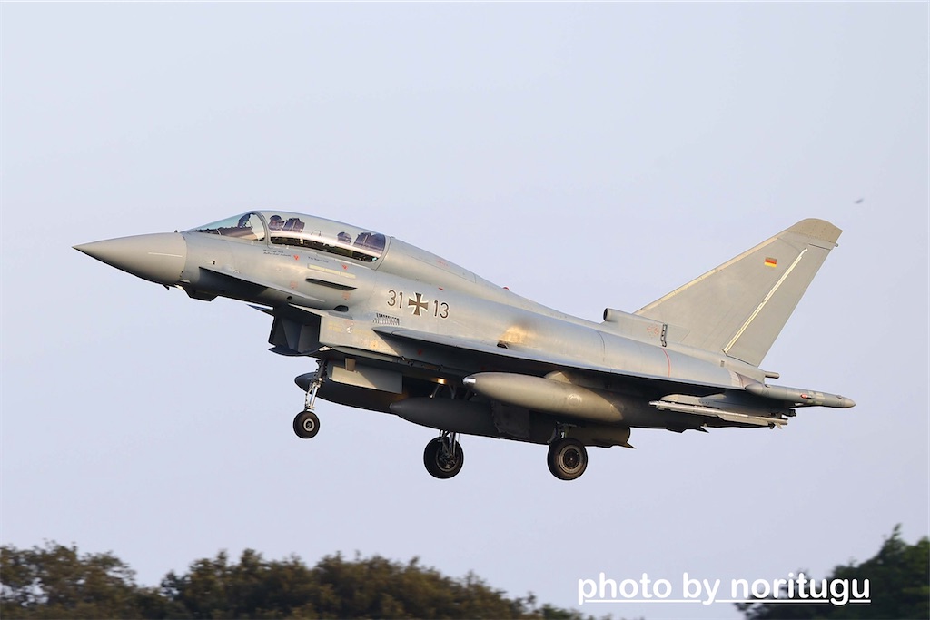 ユーロファイター来日！ドイツ空軍 Rapid Pacific2022 - のりつぐブログ