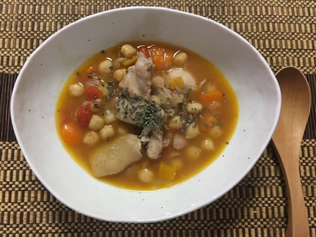 鶏肉とひよこ豆のクスクスのレシピ