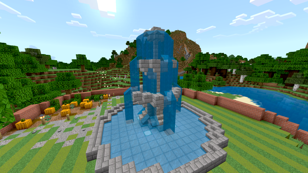マイクラ 噴水 大きい
