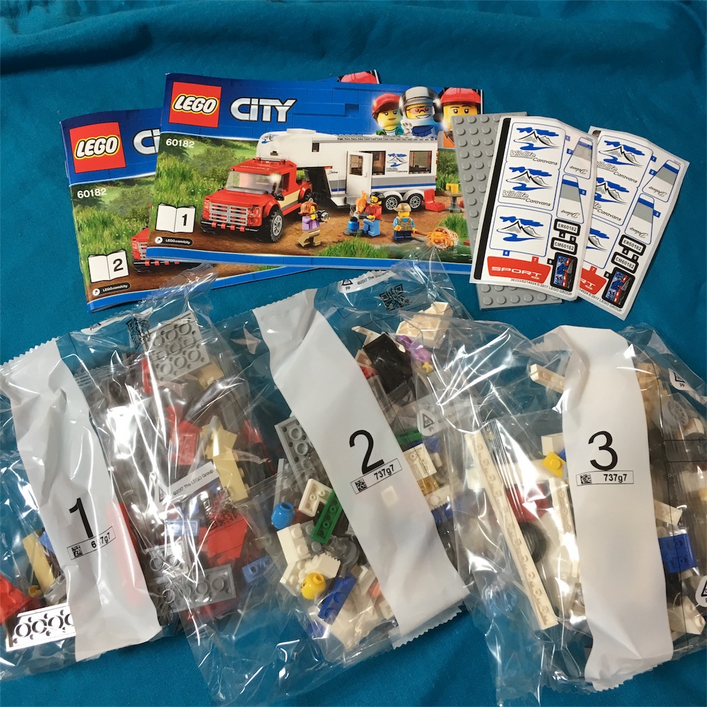 レゴ シティ 60182 レゴ(LEGO) シティ キャンプバンとピックアップ